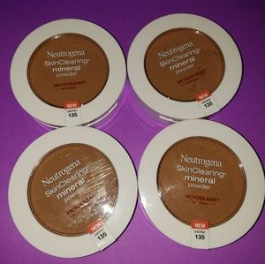 4 New UNOPENED Neutrogena Skinclearing Mineral